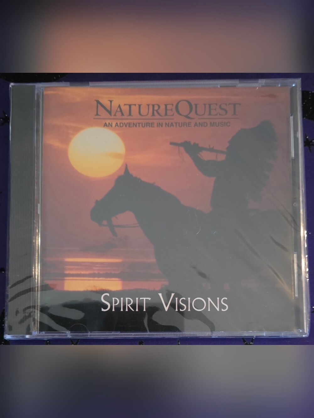 ​Y2K New Age CD: Spirit Visions (2000) Anakwad Native American Flute NOS